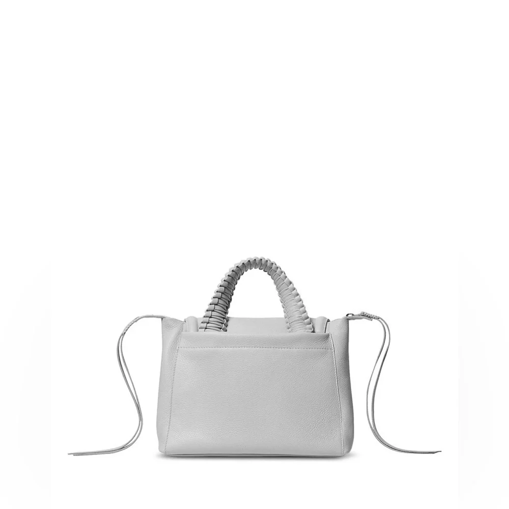 Callista Small Top Handle Bag 23 Stone Grained Leather Note: New without tag